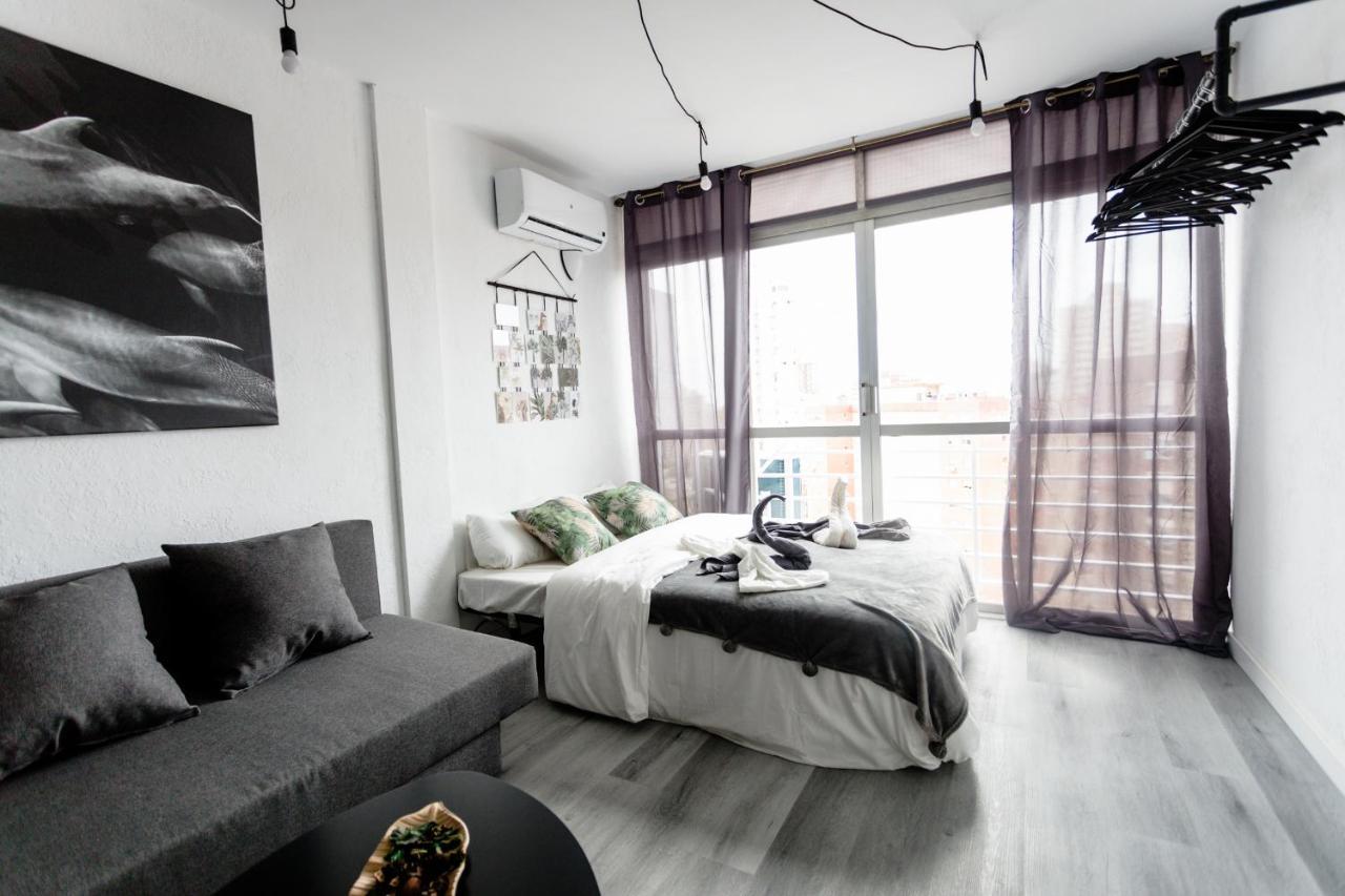 Modern Studio With See And City View Benidorm Exterior foto